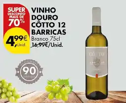 Pingo Doce vinho douro cotto 12 barricas promoção