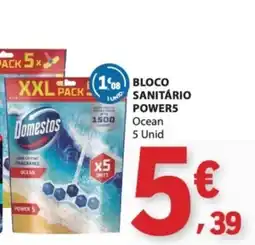 E.Leclerc Domestos bloco sanitário powers ocean promoção