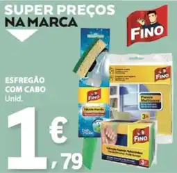E.Leclerc esfregão com cabo fino promoção