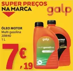 E.Leclerc Óleo motor multigasolina galp promoção