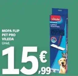 E.Leclerc mopa flip pet pro vileda promoção
