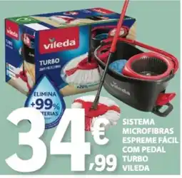 E.Leclerc sistema microfibras vileda promoção