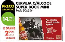 Pingo Doce Cerveja c/álcool super bock mini promoção