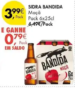 Pingo Doce Sidra Bandida Maçã promoção