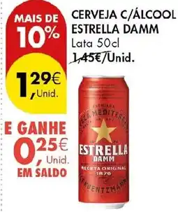 Pingo Doce cerveja c/álcool estrella damm promoção