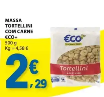 E.Leclerc Massa tortellini com carne eco+ promoção