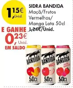 Pingo Doce Sidra bandida maçã/frutos vermelhos/manga promoção