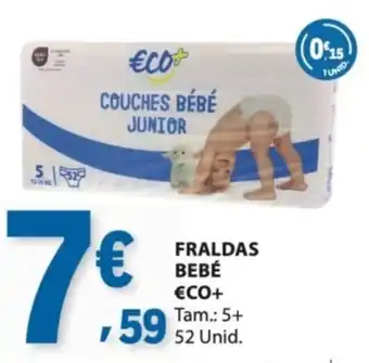 E.Leclerc Fraldas bebé eco+ promoção