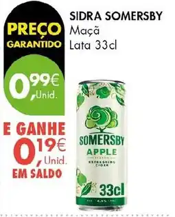 Pingo Doce Sidra somersby maçã promoção