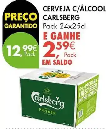 Pingo Doce Cerveja c/álcool carlsberg promoção