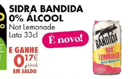 Pingo Doce Sidra bandida not lemonade promoção