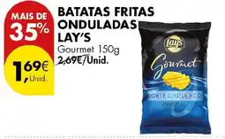 Pingo Doce batatas fritas onduladas lay's gourmet promoção