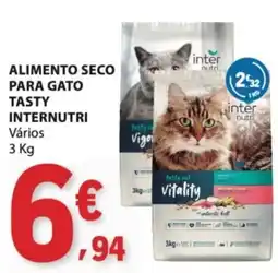 E.Leclerc Alimento seco para gato tasty internutri promoção