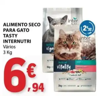 E.Leclerc Alimento seco para gato tasty internutri promoção