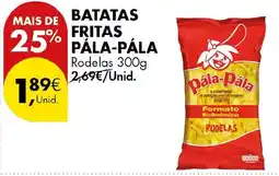 Pingo Doce batatas fritas pala-pala promoção