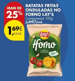 Pingo Doce Batatas fritas onduladas no forno lay's promoção