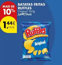 Pingo Doce batatas fritas ruffles original promoção