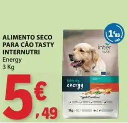 E.Leclerc alimento seco para cão tasty internutri energy promoção