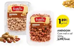 Pingo Doce Frutorra Amendoim com mel e sal promoção
