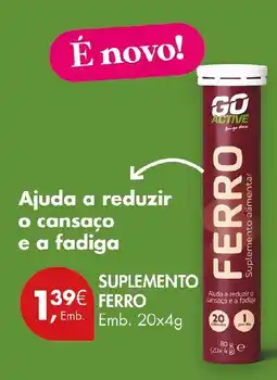 Pingo Doce Suplemento ferro promoção