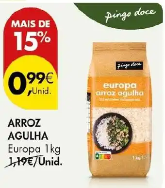 Pingo Doce arroz agulha europa promoção