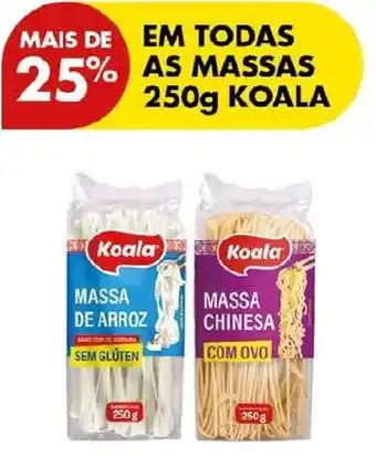 Pingo Doce Massa de arroz sem glúten koala promoção