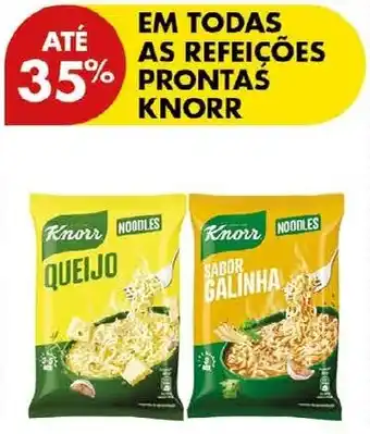 Pingo Doce Knorr Noodles Queijo promoção