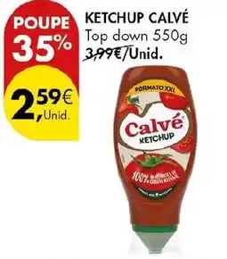 Pingo Doce Ketchup calvé promoção