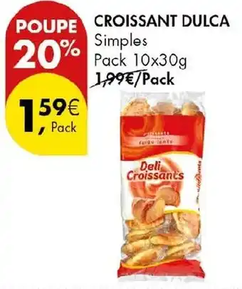 Pingo Doce Croissant dulca simples promoção