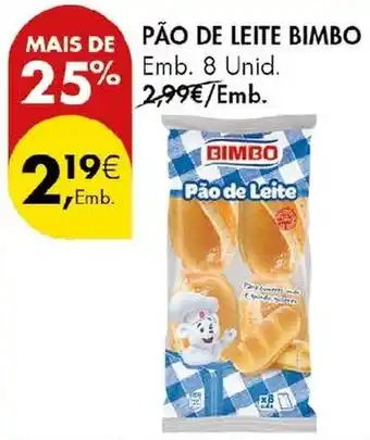 Pingo Doce Pão de leite bimbo promoção