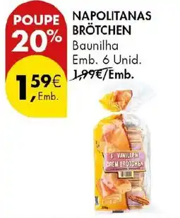 Pingo Doce Napolitanas brötchen baunilha promoção