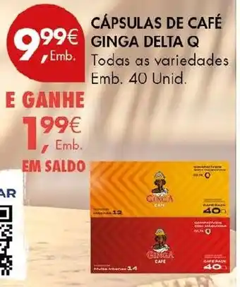 Pingo Doce Cápsulas de café ginga delta q promoção