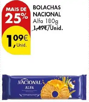 Pingo Doce Bolachas nacional alfa promoção
