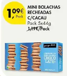 Pingo Doce Mini bolachas recheadas c/cacau promoção