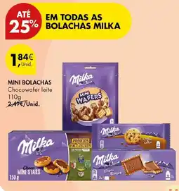 Pingo Doce Milka mini bolachas promoção
