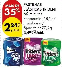 Pingo Doce pastilhas elásticas trident promoção