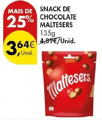 Pingo Doce Snack de chocolate maltesers promoção