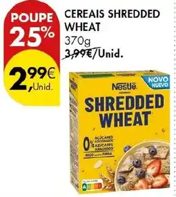 Pingo Doce Nestle shredded wheat promoção