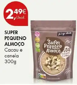 Pingo Doce Super pequeno almoço cacao e canela promoção