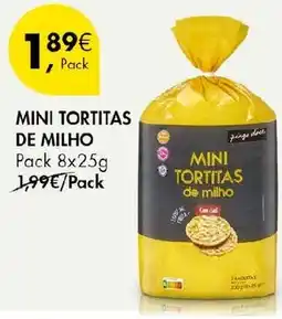 Pingo Doce Mini tortitas de milho promoção