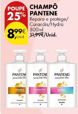 Pingo Doce Champô pantene promoção