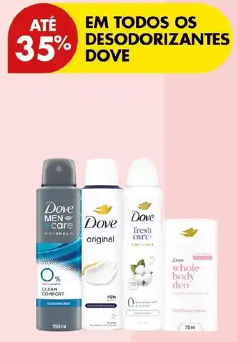 Pingo Doce Dove desodorizantes promoção