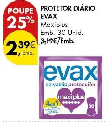 Pingo Doce protetor diário evax promoção
