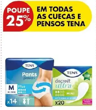 Pingo Doce Tena pants protect plus promoção