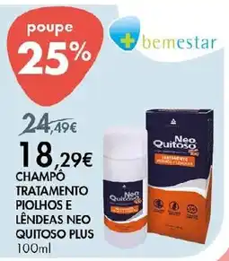 Pingo Doce Champô tratamento piolhos e lêndea neo quitoso plus promoção