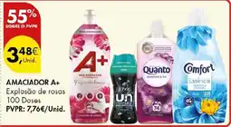 Pingo Doce Amaciador A+ Explosão de rosas promoção