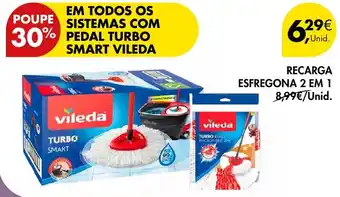 Recarga esfregona 2 em 1 vileda