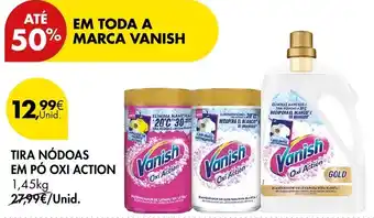 Pingo Doce Vanish Oxi Action promoção