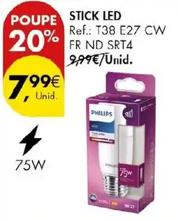 Pingo Doce stick led philips promoção