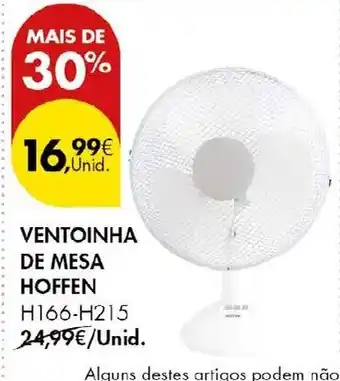 Pingo Doce ventoinha de mesa hoffen promoção